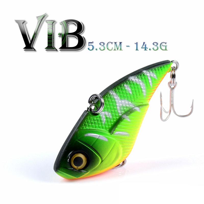 Mồi câu cá giả câu lure VIB 5.3cm 14.3g câu lure câu cá lóc, trê, nheo