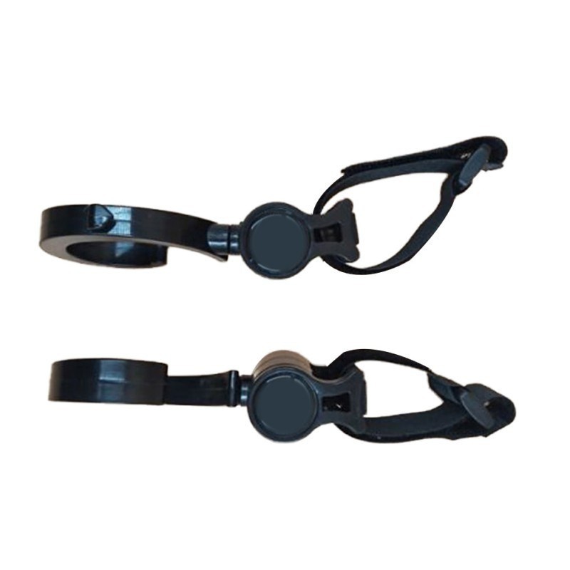 Bộ 2 móc treo đồ gắn xe đẩy em bé xoay 360 độ