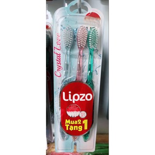 SÉT 3 BÀN CHẢI ĐÁNH RĂNG LIPZO