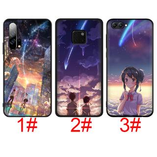 B186 Your Name anime Huawei Y6 Y7 Y9 Prime 2018 2019 Mate 10 20 30 Lite Pro Soft Phone Case