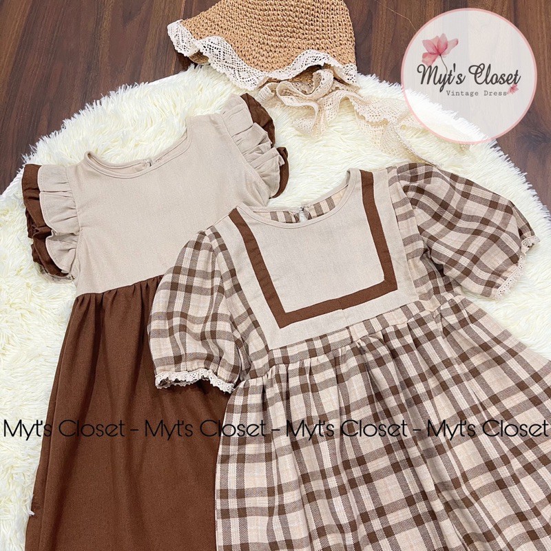 Chocolate Dress- Váy thiết kế bé gái