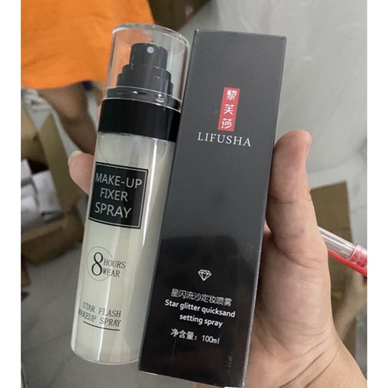 Xịt khóa trang điểm cố định lớp make up Star Flash Spray 8 Hours Wear 100ml | BigBuy360 - bigbuy360.vn
