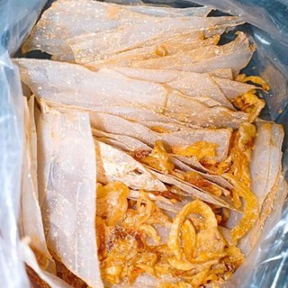 Bánh tráng muối nhuyễn hành phi