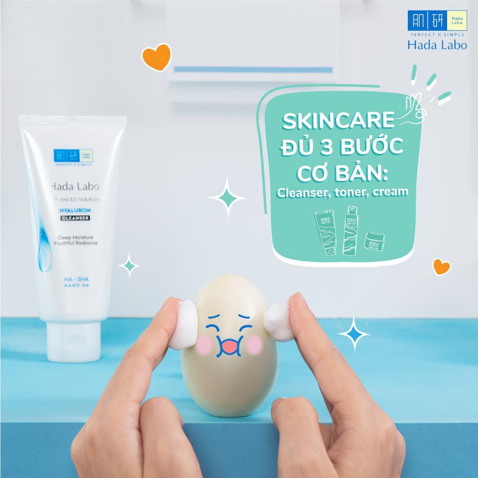 Sữa Rửa Mặt Hada Labo Dưỡng Ẩm Tối Ưu Hada Labo Advanced Nourish Hyaluron Cleanser 80g | BigBuy360 - bigbuy360.vn