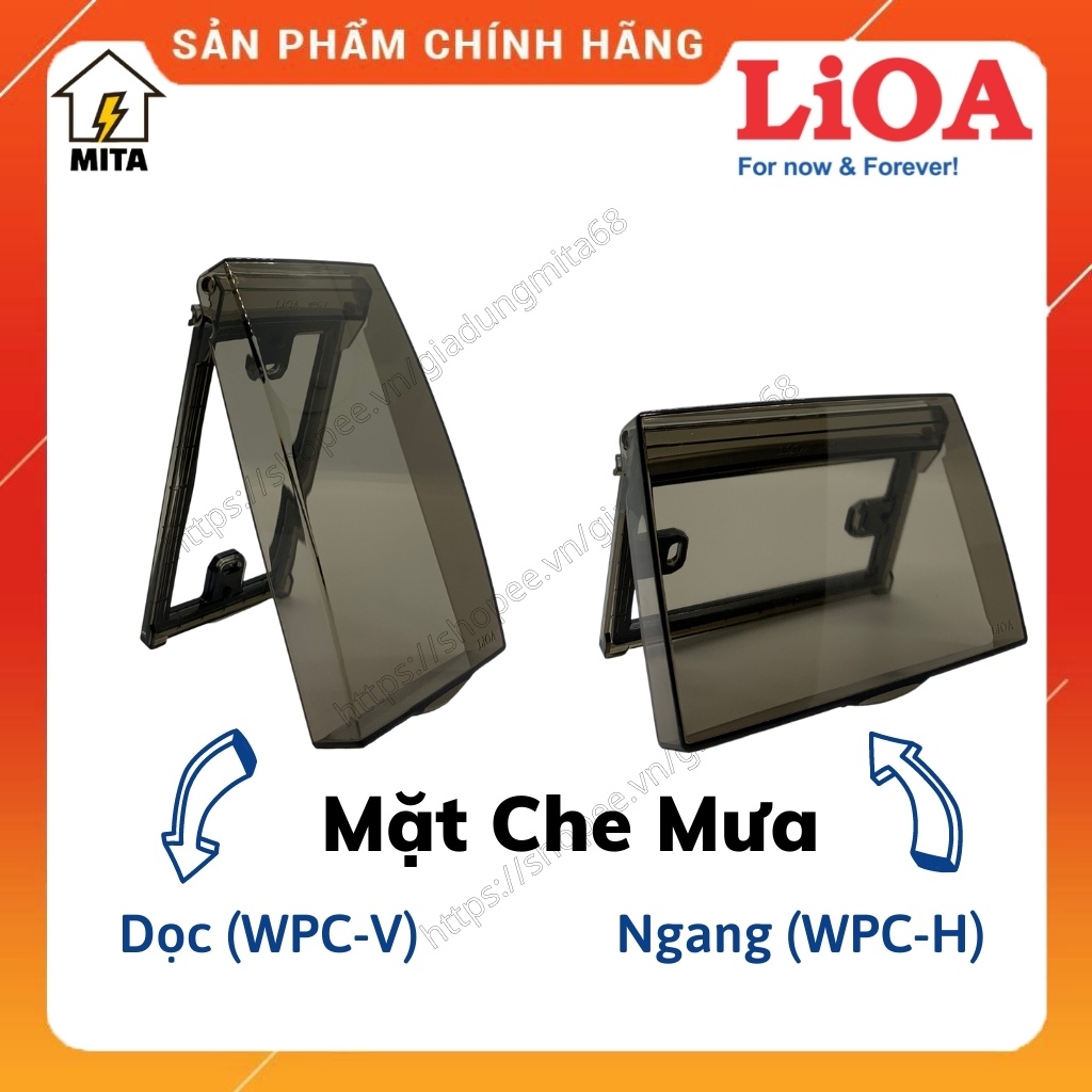 [Mã LIFEHLDEC giảm 10% đơn 99k] Mặt Chống Nước, Che Mưa Lioa - Mặt Che Ổ Cắm, Ổ Điện Ngoài Trời LiOA