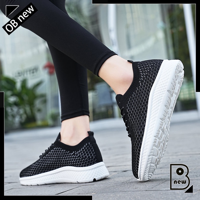 Giày Thể Thao Phối Lưới Thoáng Khí Chống Trượt Trọng Lượng Nhẹ Size 35-42 Thời Trang Cho Nữ