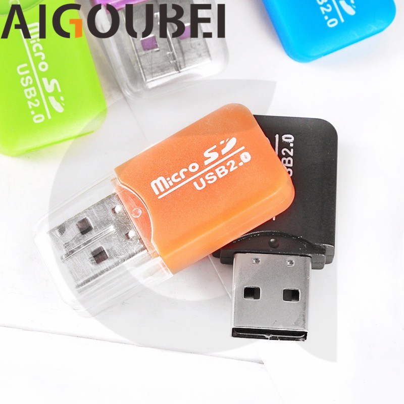 Đầu đọc thẻ nhớ tốc độ cao Mini USB 2.0 Micro SD