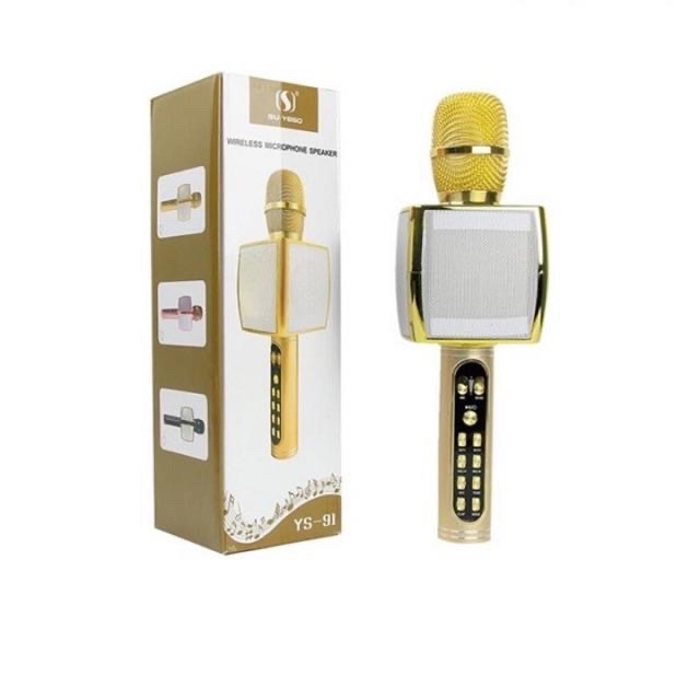 Mic Hát Karaoke Bluetooth YS-91 bảo hành 12 thánng đổi mới