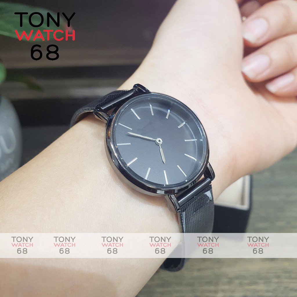 Đồng hồ nữ dây kim loại vàng hồng size 26mm chính hãng Tony Watch 68 | BigBuy360 - bigbuy360.vn