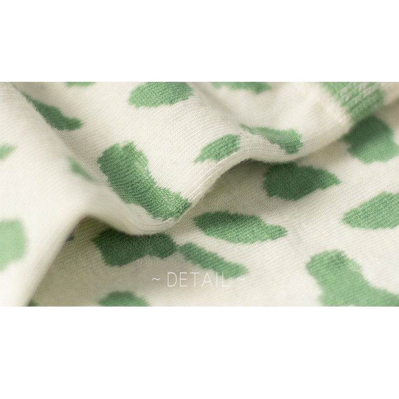 Vớ cổ cao nữ Tất dài cao cổ chất Cotton họa tiết Nhật Bản Thời trang