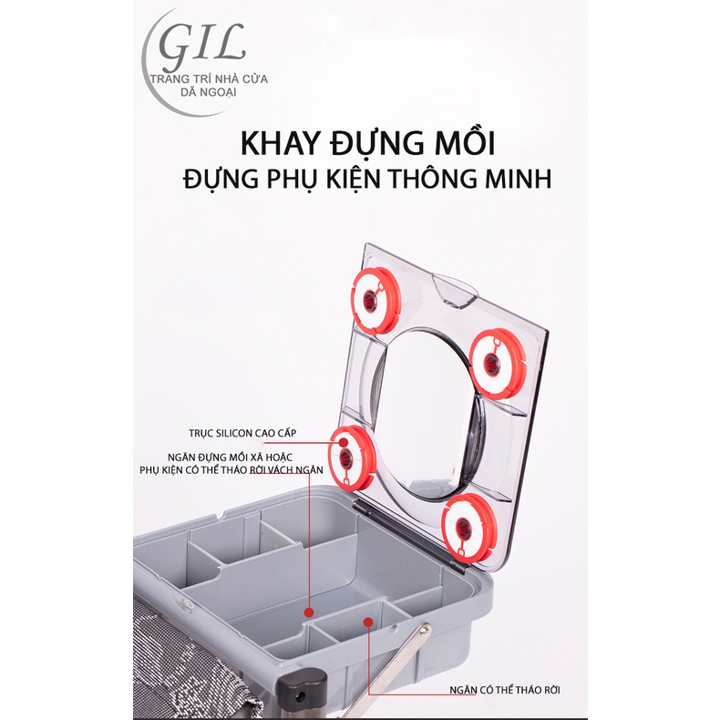 Ghế ngồi câu cá địa hình đa năng 07