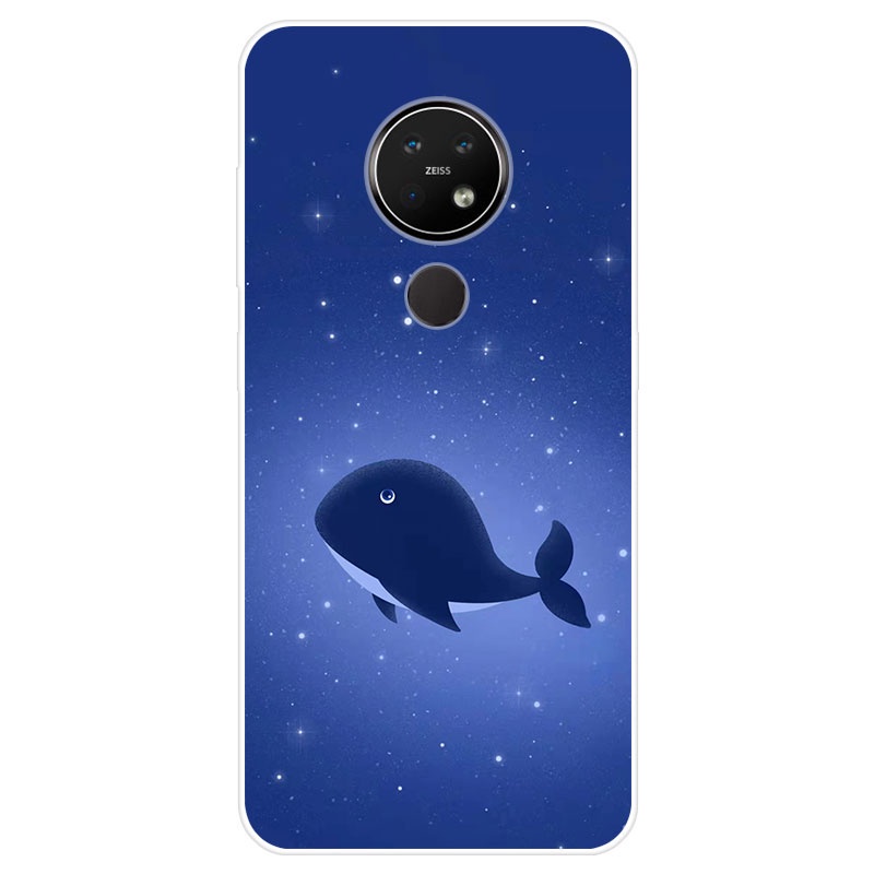 Ốp điện thoại TPU dẻo họa tiết hoạt hình dễ thương cho NOKIA 7.2 NOKIA 6.2 NOKIA7.2