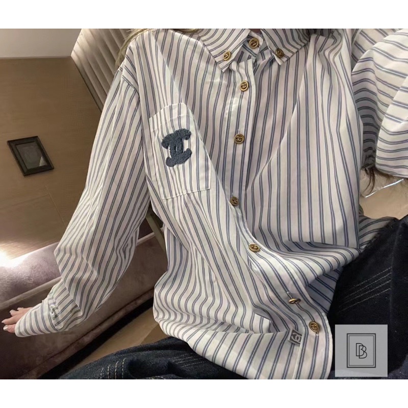 Sơ Mi Kẻ chanel