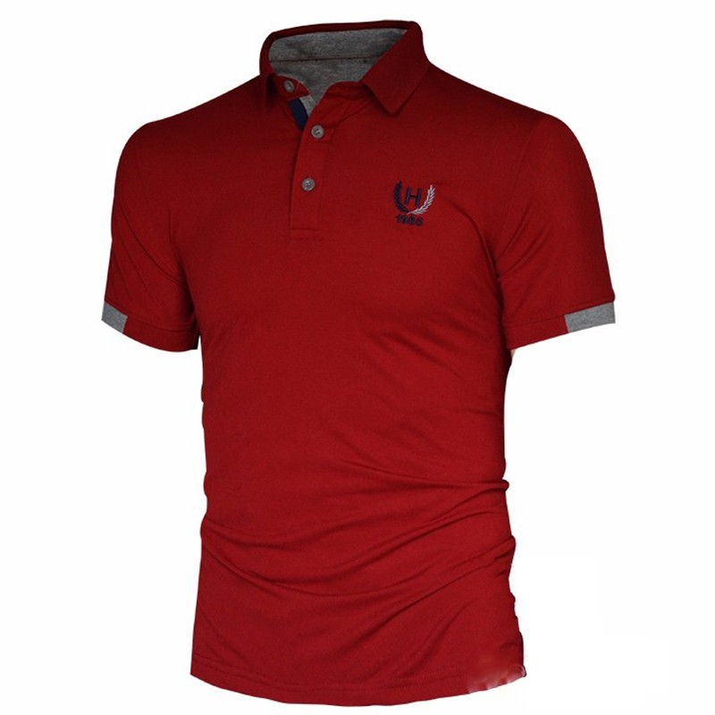 ÁO THUN THÊU LOGO H1985 CỰC ĐẸP VẢI COTTON 4 CHIẾU MỊN MÁT H1985-003 | BigBuy360 - bigbuy360.vn