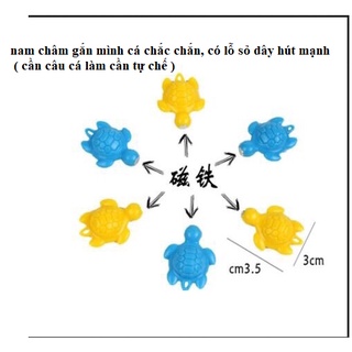 Đồ chơi cá nhựa đã có vít nam châm