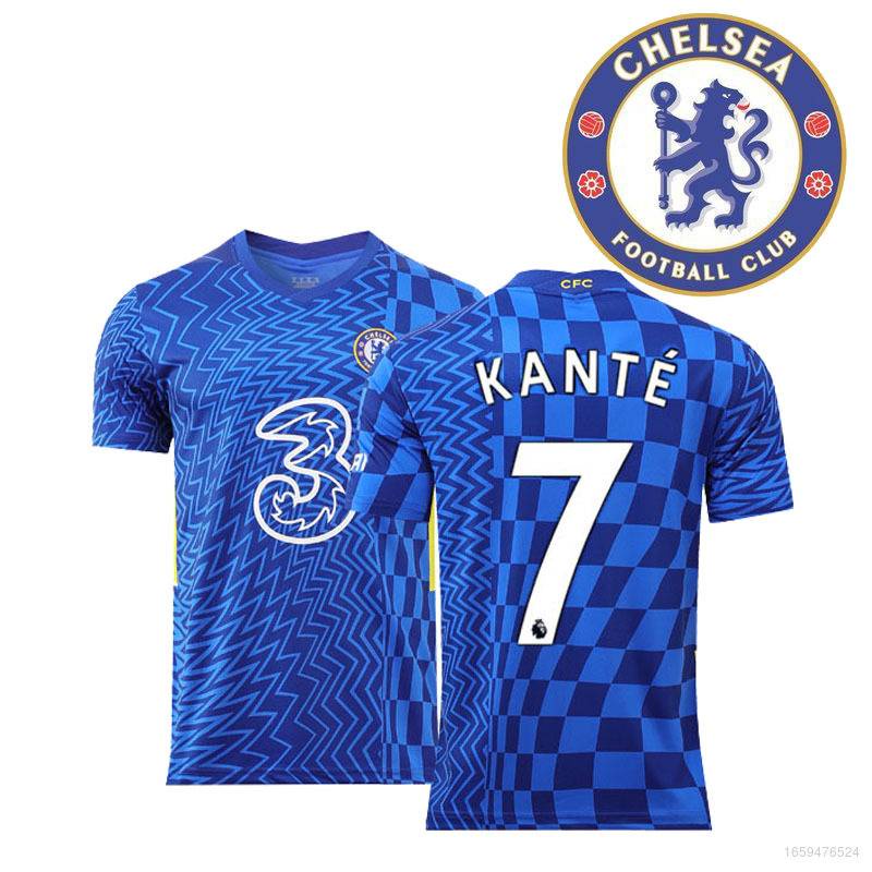 Áo Thun Bóng Đá Chelsea Premier League Jersey Kante Dáng Rộng Chất Lượng Cao Plus Size Mùa Mới