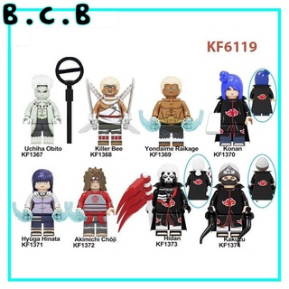 Mô hình xếp hình sáng tạo Hinata, Killer Bee, Choji, Konan, Hidan -Đồ chơi lắp ráp Minifig và Non- KF6119