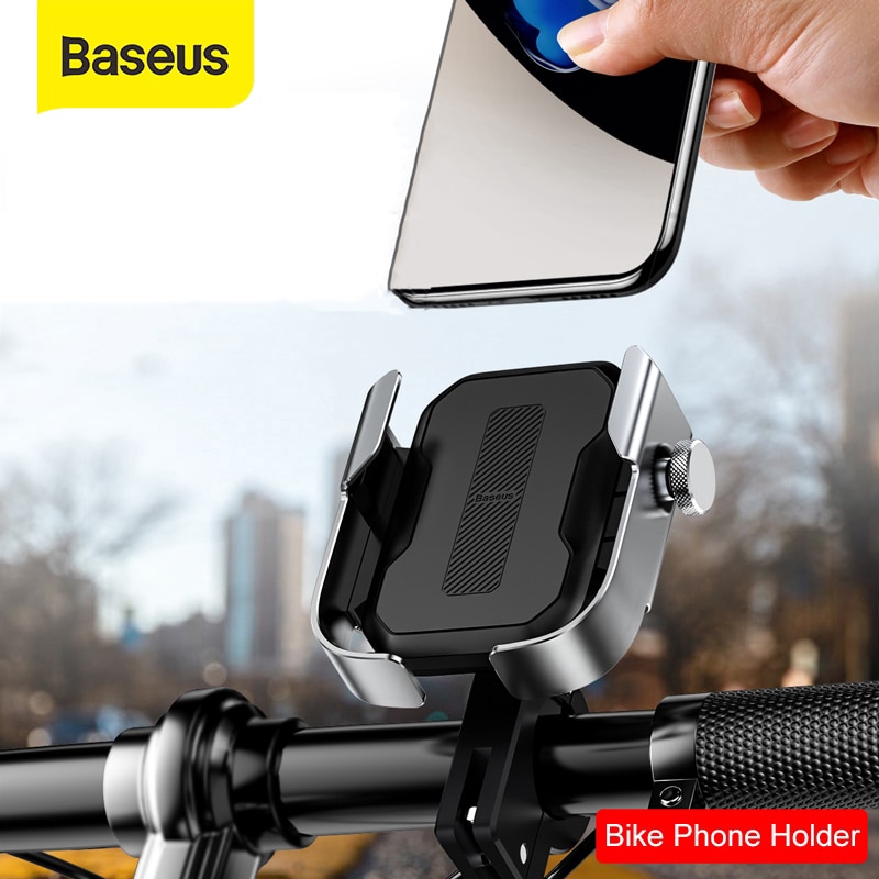 Baseus điện thoại xe gắn máy hỗ trợ Moto xe đạp phía sau xem gương handlebar đứng núi scooter Motor Bike điện thoại Holder