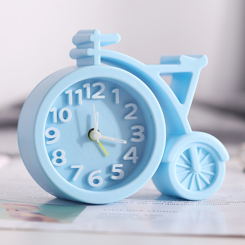Đồng hồ báo thức để bàn hình dạng độc đáo màu sắc ngọt ngào