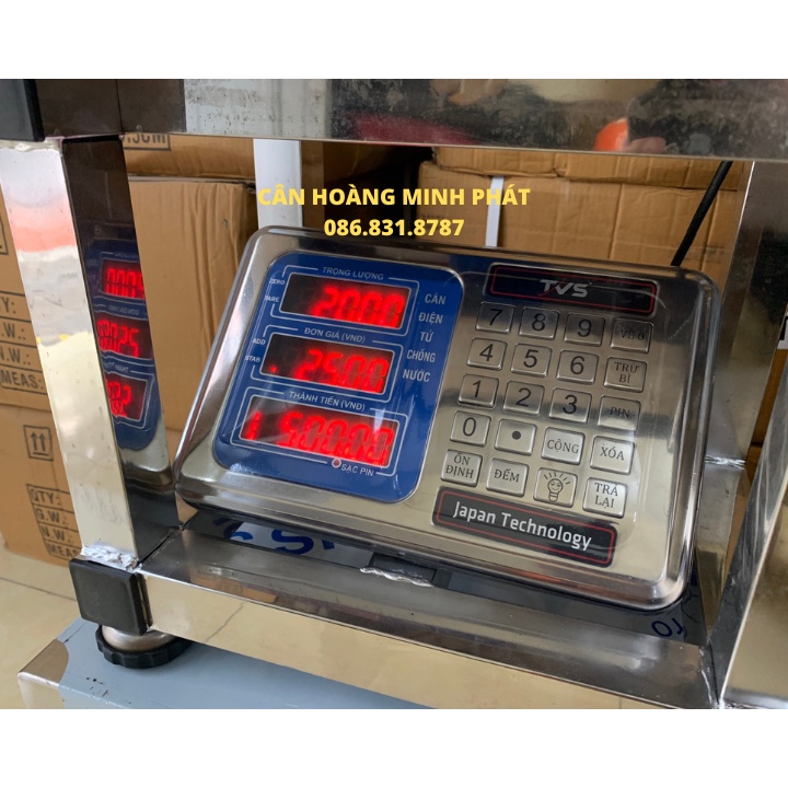 Cân ghế điện tử INOX 100kg 150kg 300kg chống nước TVS  Bảo Hành 24 Tháng