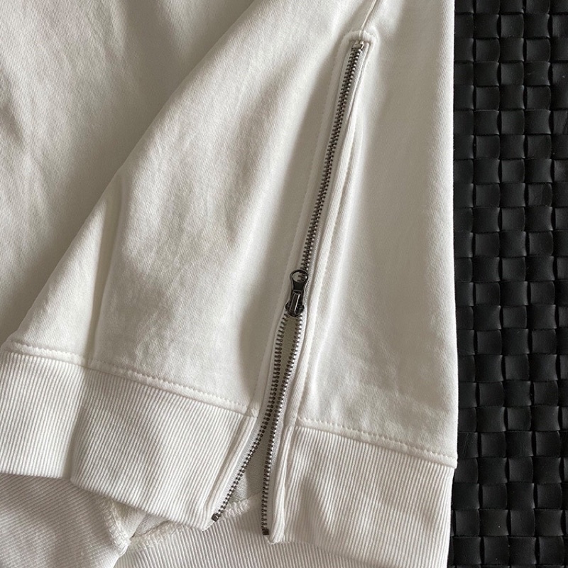 Áo nỉ sweater dài tay kéo khóa CH in chữ dáng rộng Ulzzang hiphop unisex siêu chất ❤️