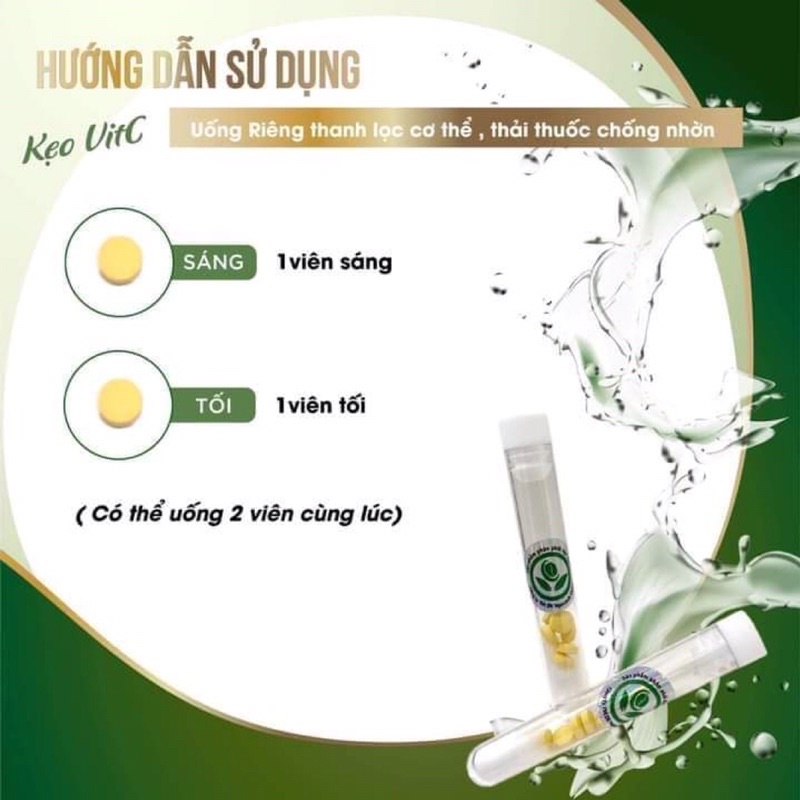 Ống Kẹo Vit C siết eo, khử mỡ ( liệu trình 7 ngày) | Thế Giới Skin Care