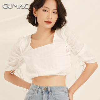 Áo croptop rút tay AA817 GUMAC