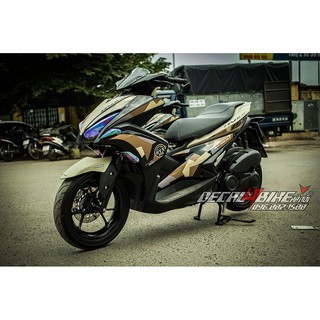 [D4B-Tem chuẩn xịn] Tem trùm xe NVX Camou