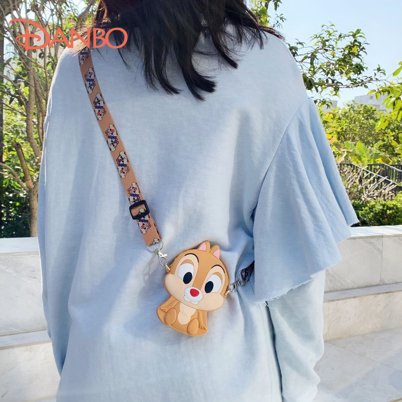 Túi Đeo Chéo Hình Chuột Mickey Dễ Thương Cho Bé Gái