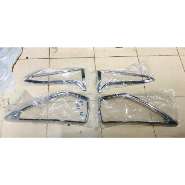 Bộ ốp đèn pha , đèn hậu Toyota Fortuner 2017-2019