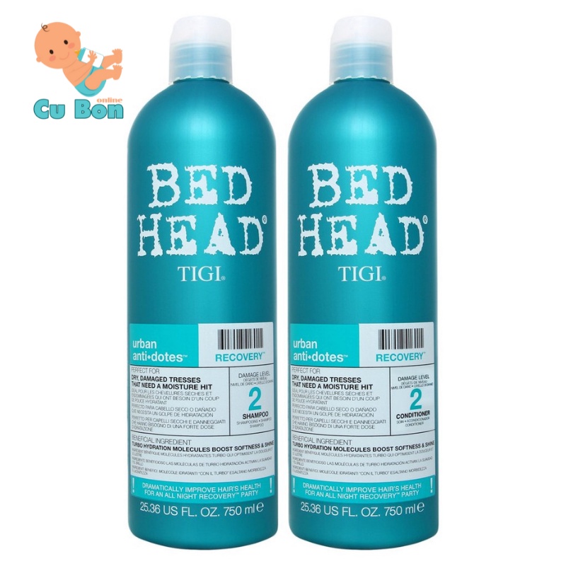 DẦU GỘI XẢ TiGi Bed Head 750ML Chính Hãng USA giúp Tóc Suôn Mượt Tiết Kiệm với lựa chọn tóc hư tổn tóc dầu bết tóc rụng