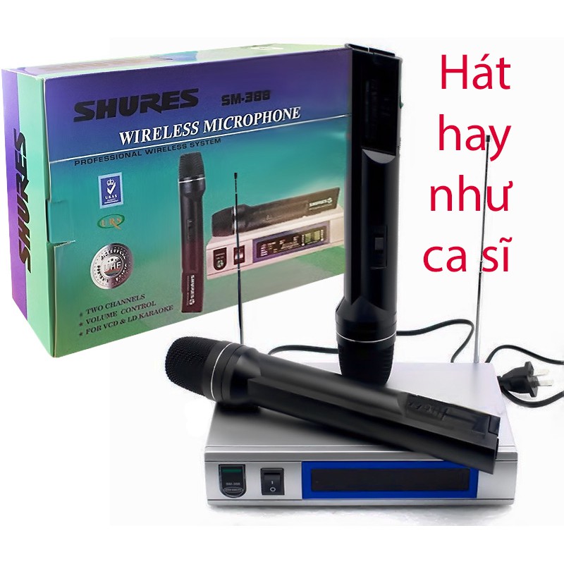 Micro SHURE 388 hát như ca sĩ