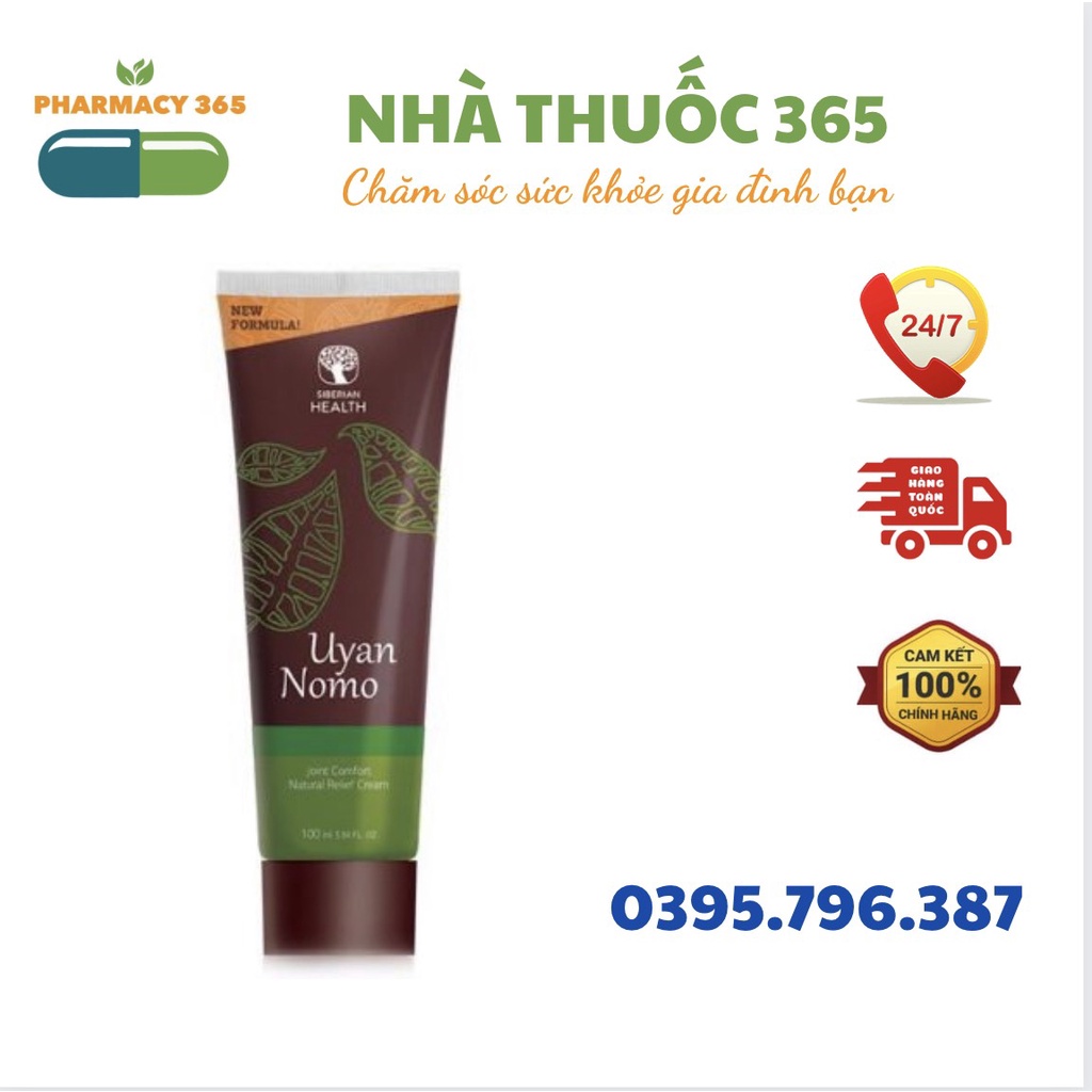 [ GIÁ SỸ ] - Gel xoa khớp Siberian Uyan Nomo , Flex rub  Làm dịu chỗ viêm, sưng tấy, bầm dập ,tốt cho khớp - tuýt 100ml