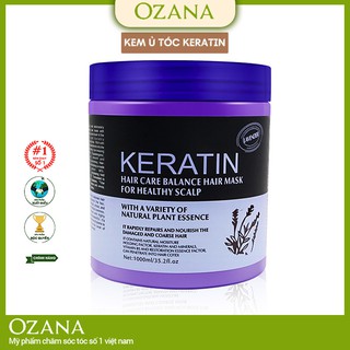 Kem ủ tóc KERATIN COLLAGEN 1000ML cao cấp siêu mượt - HÀNG LOẠI 1 CT76