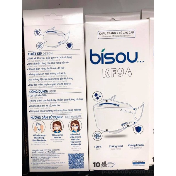 khẩu trang BISOUS  KF94
