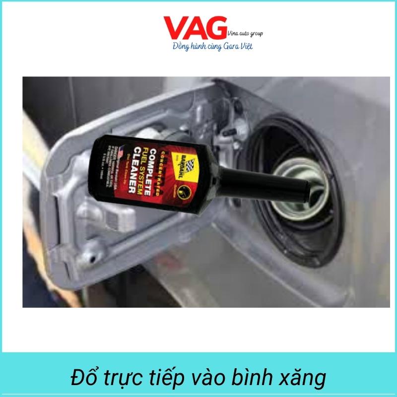 Dung Dịch vệ sinh Buồng Đốt, Kim phun Cho động cơ Xăng Chính Hãng BARDAHL 148 mm cho 1 bình xăng 60L