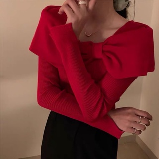 ÁO LEN CỔ NƠ QUÝ CÔ SANG CHẢNH