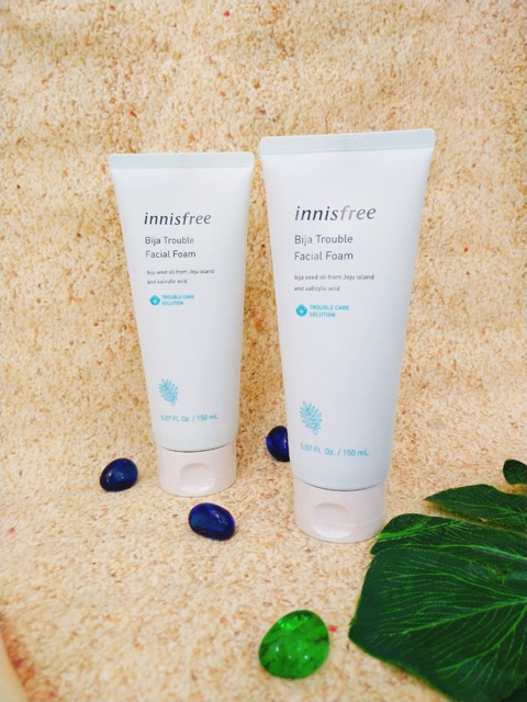 Sữa Rửa Mặt �Giảm Mụn Innisfree Jeju Bija Trouble Facial Foam 150ml