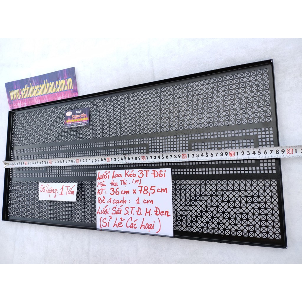 Lưới loa kéo 3 tấc đôi 1 tấm Aduio châu Gia