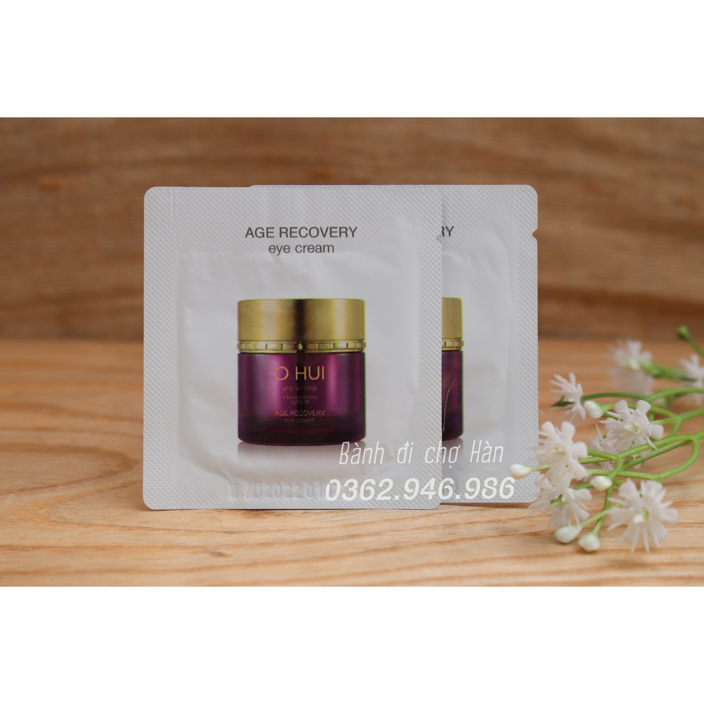 Sample kem dưỡng mắt chống lão hóa Ohui Age Recovery Eye Cream 1ml