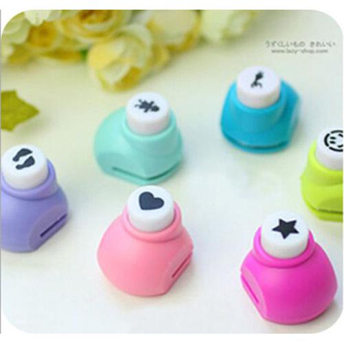 Bộ dụng cụ bấm giấy mini tạo hình dễ thương trang trí thiệp