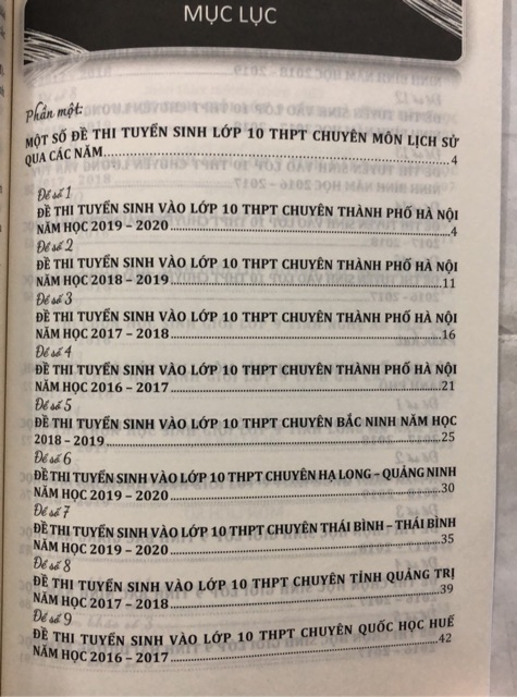 Sách - Bộ đề ôn luyện thi vào lớp 10 THPT chuyên Môn Lịch Sử