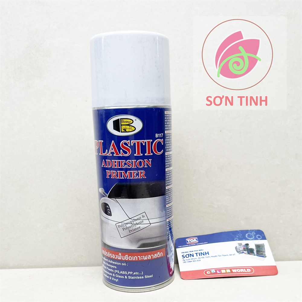 Sơn lót nhựa cao cấp Plastic Primer Bosny nhập khẩu Thái Lan