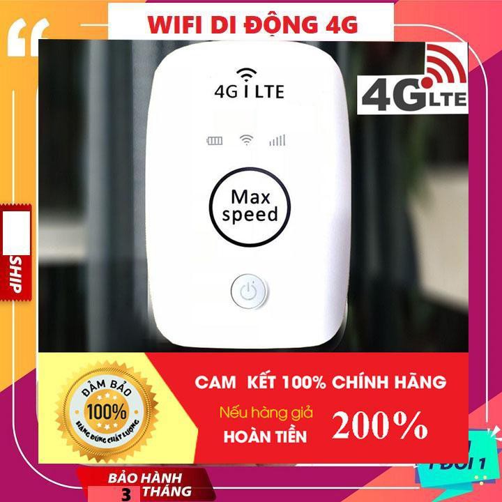 Cục Phát Wifi không dây Max Speed 4G LTE thông minh sở hữu thiết kế nhỏ gọn dễ sử dụng