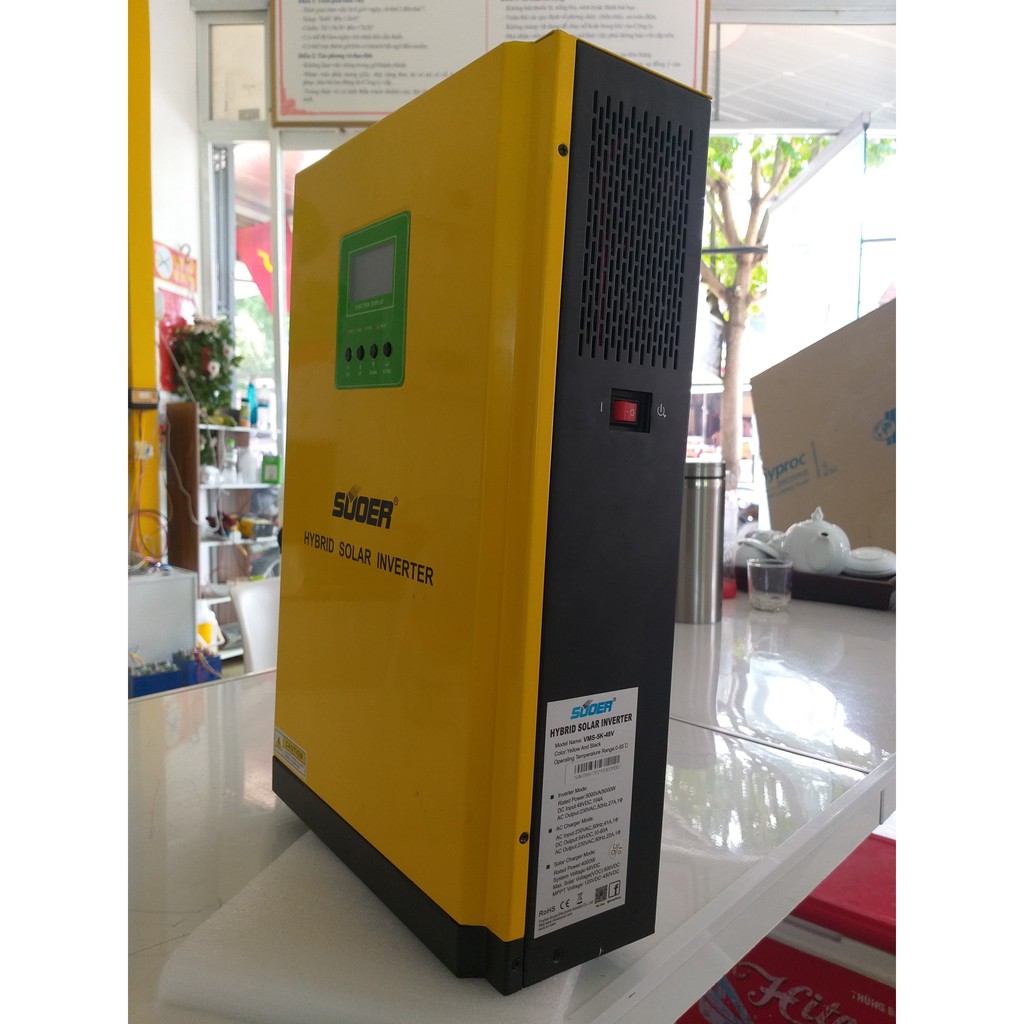 Thiết bị biến tần Inverter SUOER 5kW 48V MPPT 500V – VMS-5K-48