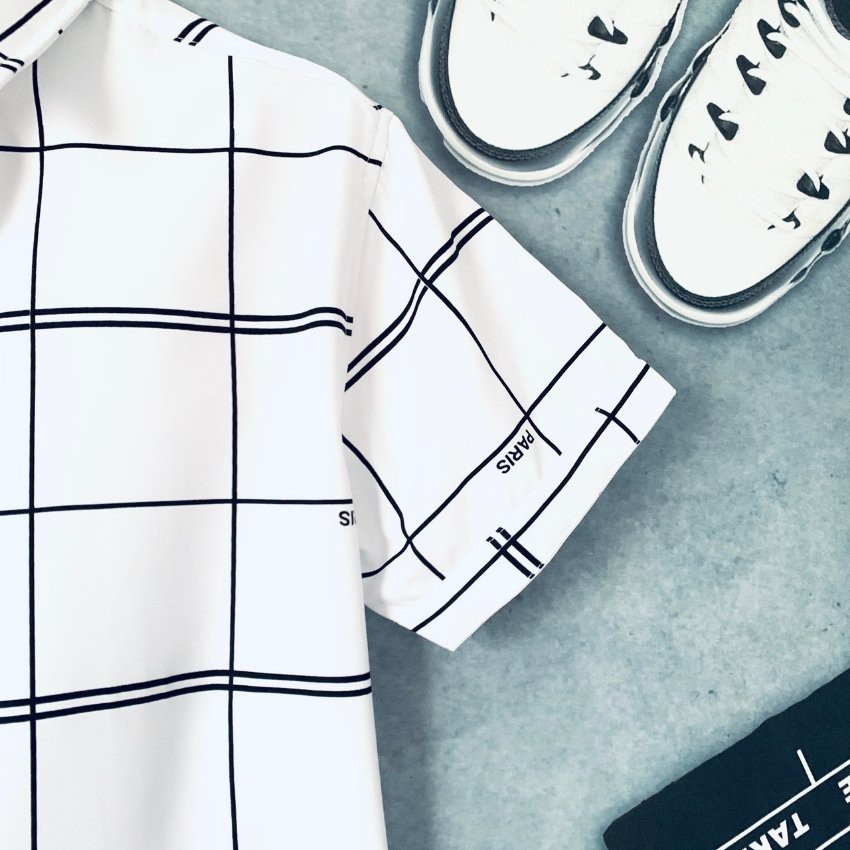 Áo Sơ Mi Nam Ngắn Tay Ô Kẻ Thời Trang Poniva | BigBuy360 - bigbuy360.vn