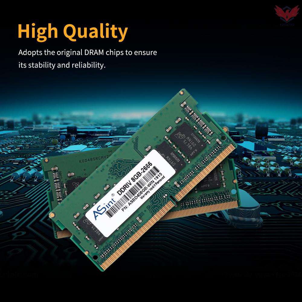 Thẻ Nhớ Laptop Asint So-Ddr4-2666 - 4gb Ddr4 2666mhz 240pin 4gb | BigBuy360 - bigbuy360.vn