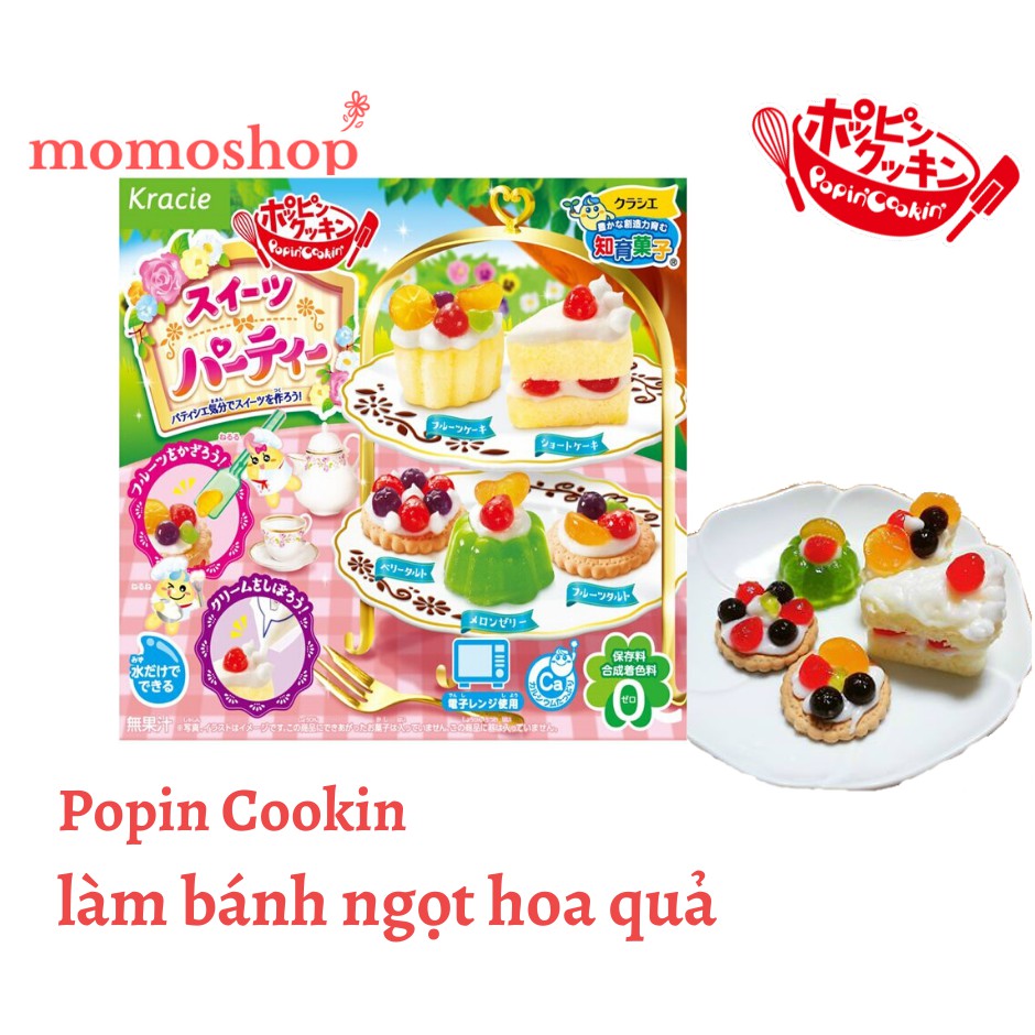 Popin Cookin  Bộ làm bánh ngọt hoa quả - Đồ chơi nấu ăn Nhật Bản- Poppin Cookin