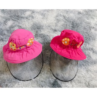 Mũ kính dành cho bé gái từ 3 đến 6 tuổi có tác dụng chống giọt bắn nước bọt chống dịch chống bụi, mũ đẹp