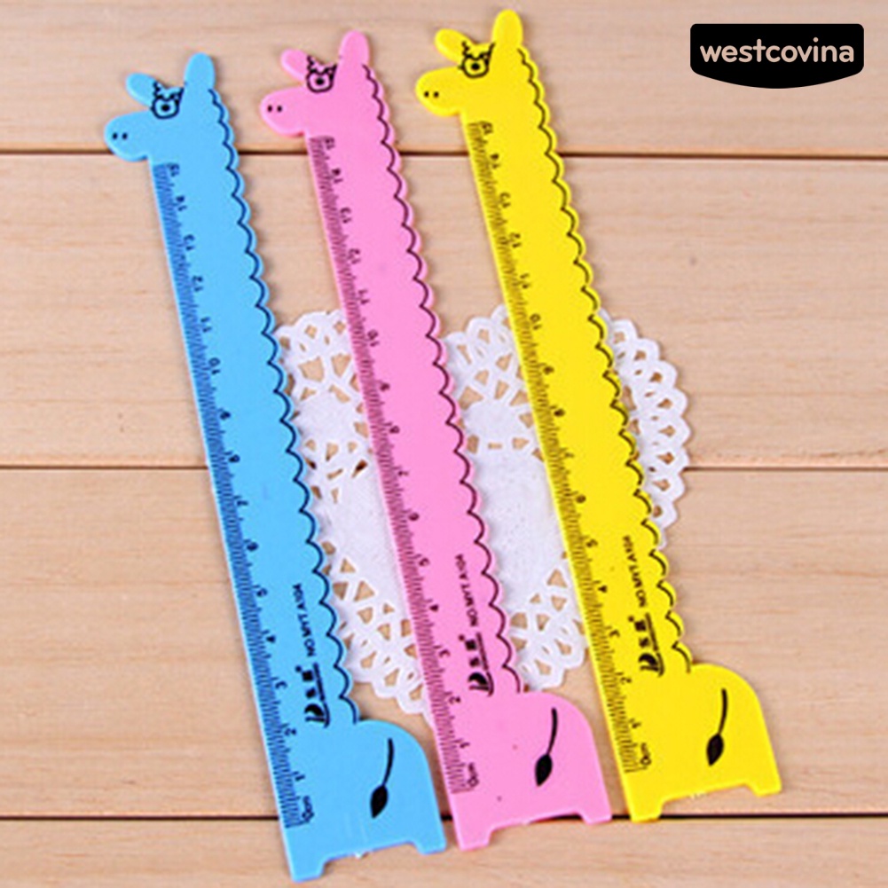 Mới Thước Đo Hình Hươu Cao Cổ Xinh Xắn Dành Cho Học Sinh